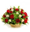 Корзина с розами «Желание»