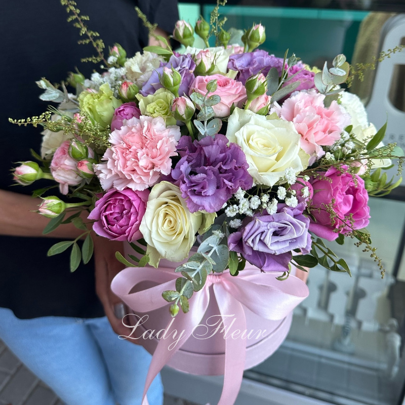 Композиция в коробке «Самое нежное» 1