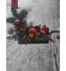 Новогодняя композиция «Мандариновые Снегурки» 1