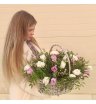 Композиция в корзине «Версальский сад»