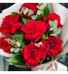 Красные французские розы «Лола» 1
