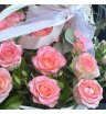Композиция в корзине из роз «Нежное счастье» 3
