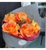 Монобукет из оранжевых роз «Француженка»