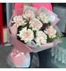 Монобукет из кремовых роз «Французский стиль» 2