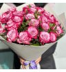 Монобукет из сиреневых роз «Букет радости» 2