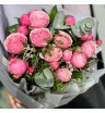 Монобукет из кустовых пионовидных роз «Пионовидное счастье» 1