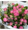 Монобукет из кустовых роз «Яркое впечатление» 1