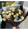 Букет из пионовидных кустовых роз «Шарм» 1