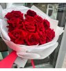Монобукет из красных роз «Моя любовь»