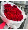 Монобукет из красных роз «Моя любовь» 1