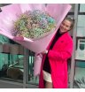 Монобукет из гипсофилы «Радужный гигант» 1