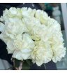 Монобукет из белых роз «Ажурные белые розы» 1
