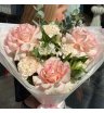 Букет «Розовое счастье»