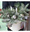 Новогодняя композиция «Заснеженный лес»