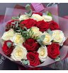 Монобукет из 19 роз «Праздничный день»